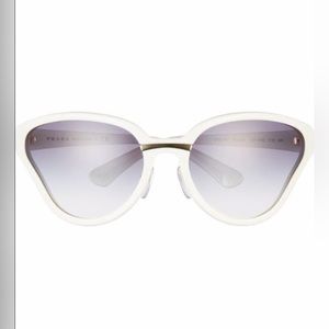 Prada 68mm Oversize Wrap Butterfly Sunglasses